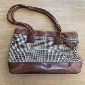 Ralph Lauren Houndstooth Purse